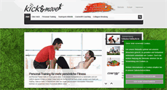 Desktop Screenshot of kickandmove.de