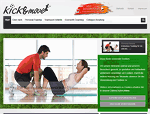 Tablet Screenshot of kickandmove.de
